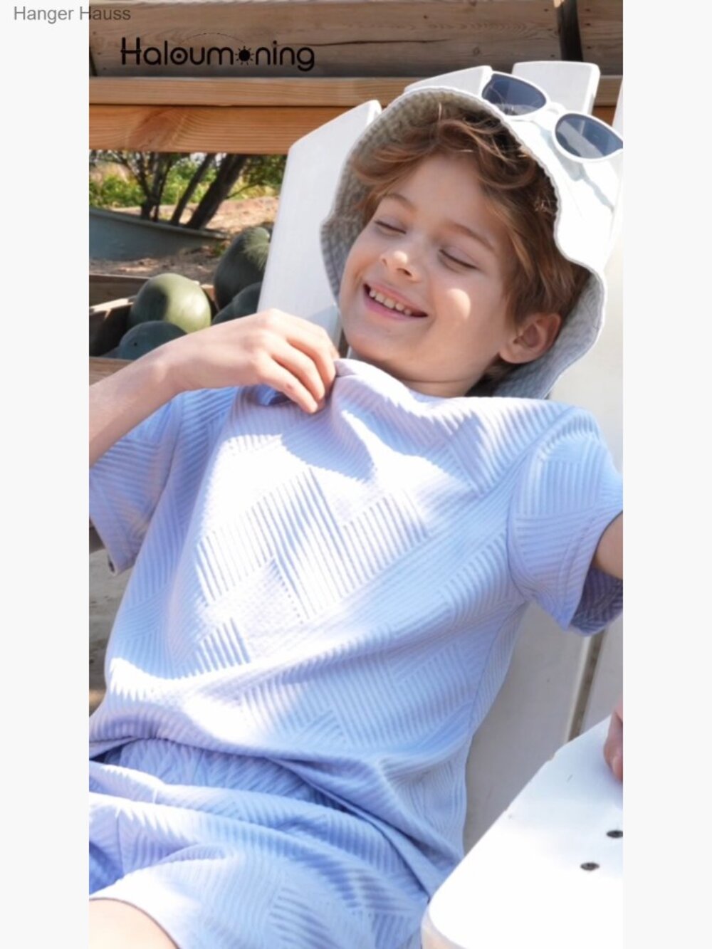 Boys 2 Piece Summer Outfits Short Sleeve Tshirts Elastic Waist Shorts Casual - Picture 7 of 7